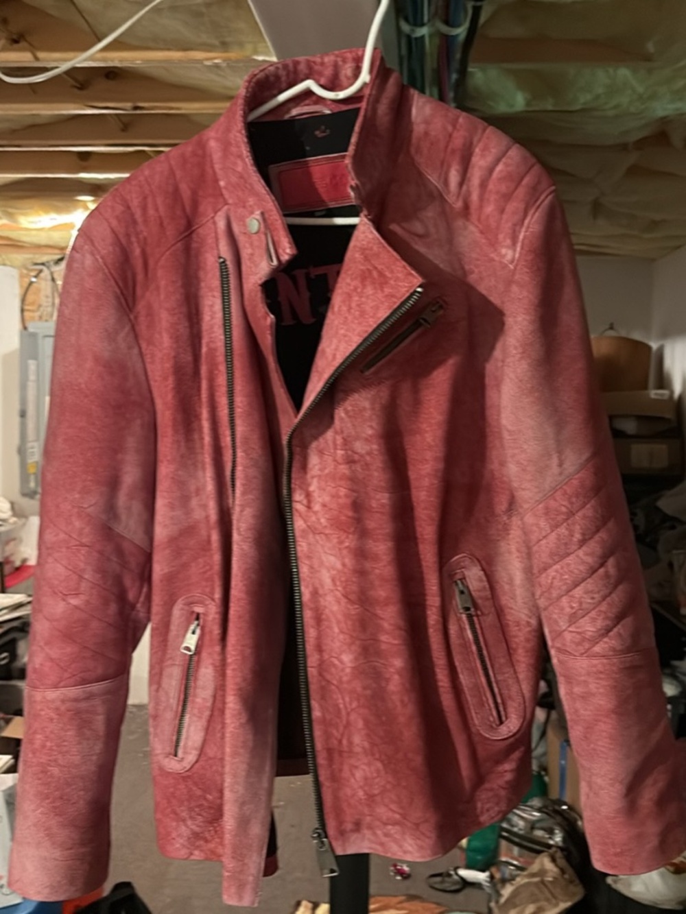 Pink Sheepskin Jacket